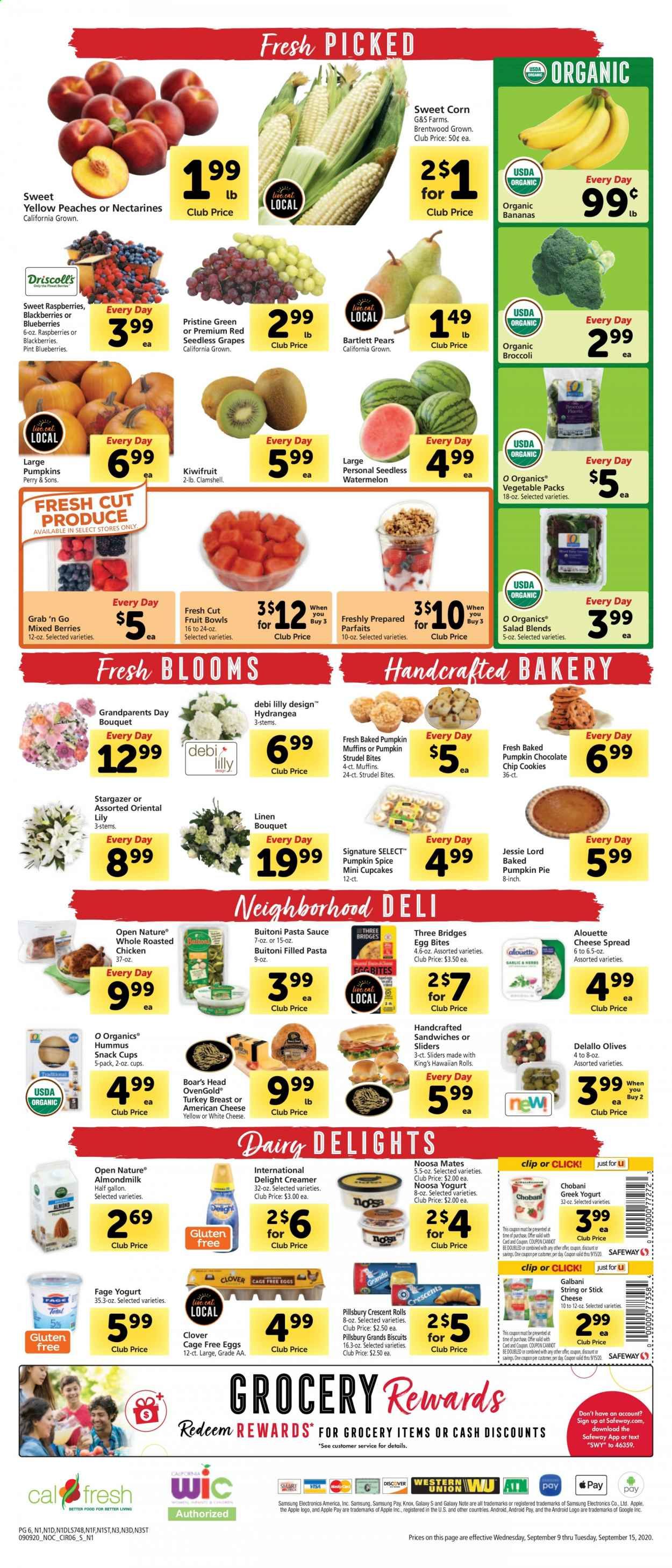 Safeway Weekly Ad September 9 to September 15