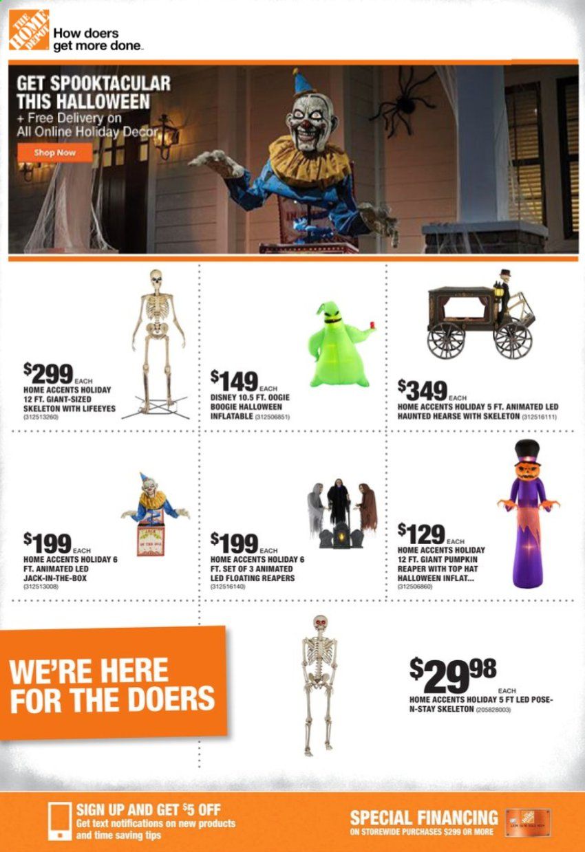 The Home Depot Weekly Ad September 8 to September 10