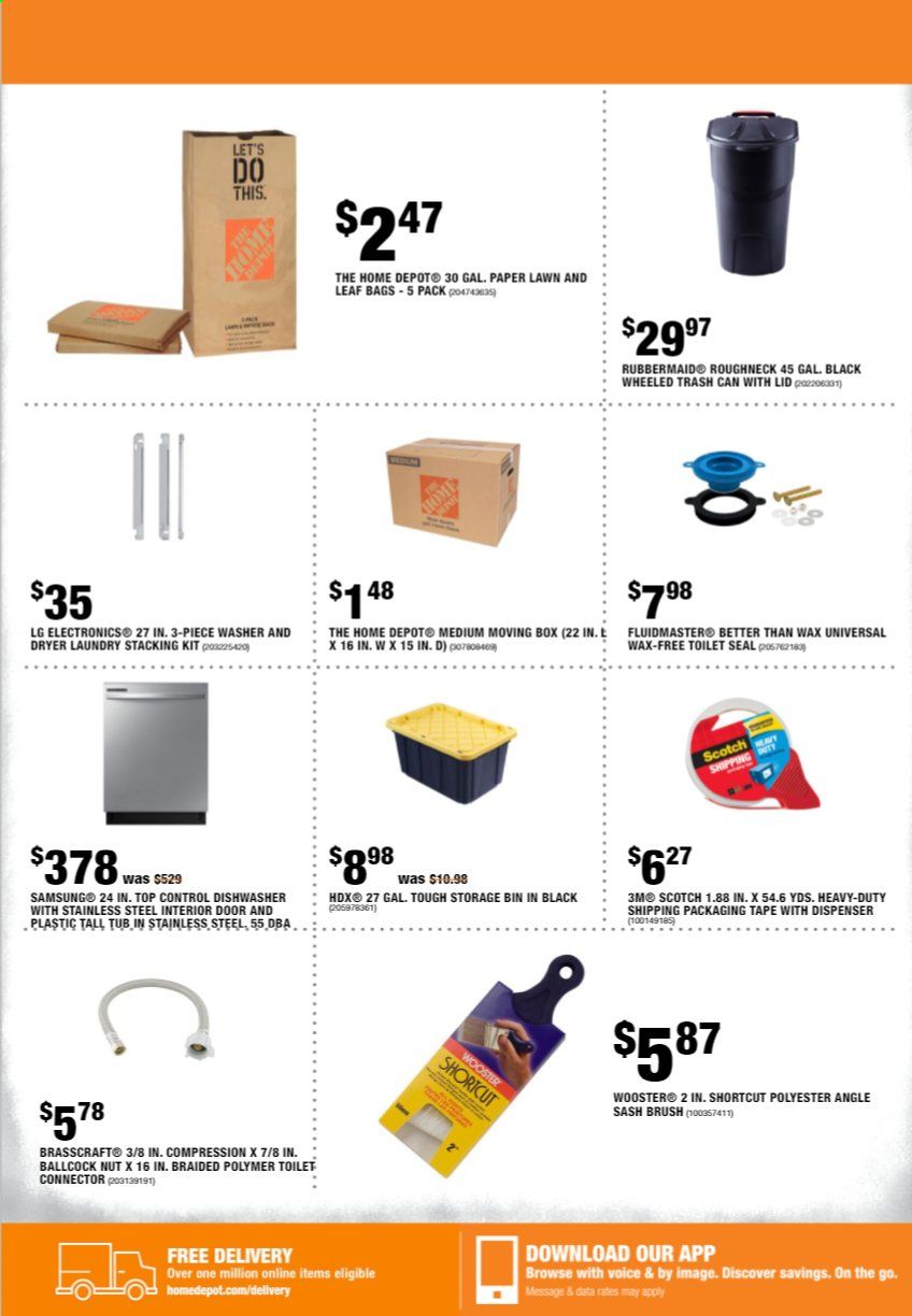 The Home Depot Weekly Ad September 8 to September 10