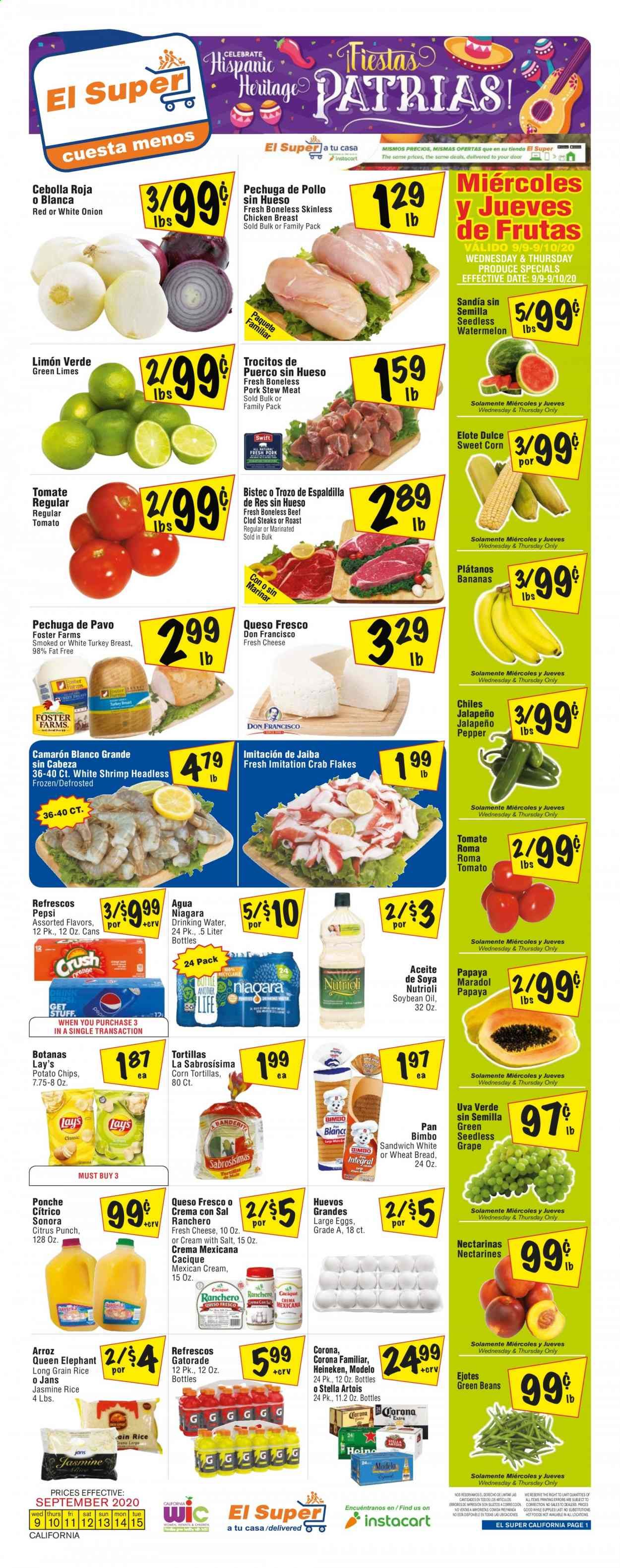 El Super Weekly Ad September 9 to September 15