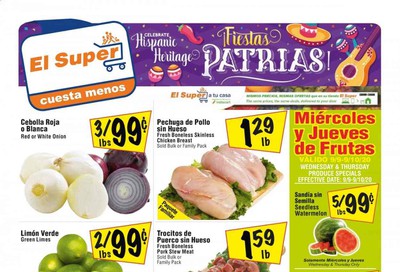 El Super Weekly Ad September 9 to September 15