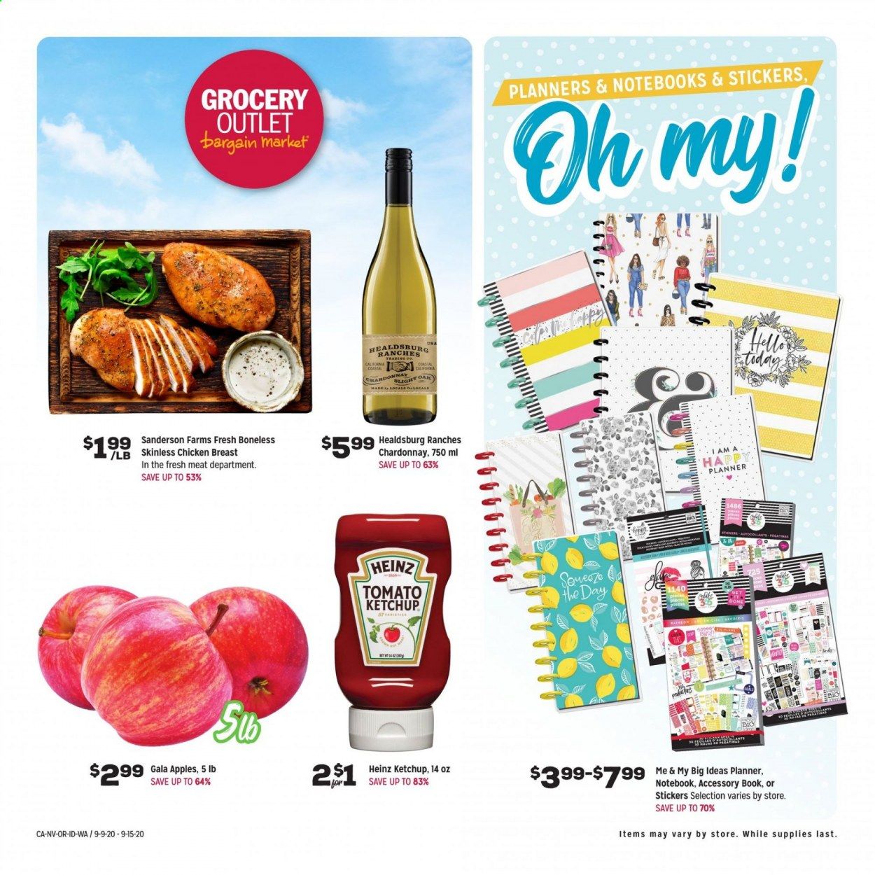 Grocery Outlet Weekly Ad September 9 to September 15