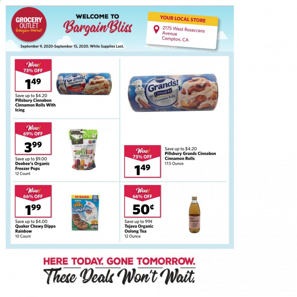 Grocery Outlet Weekly Ad September 9 to September 15
