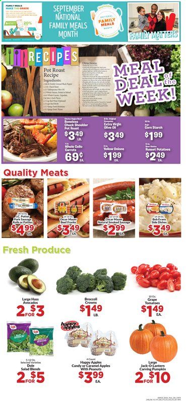 Homeland Weekly Ad September 9 to September 15