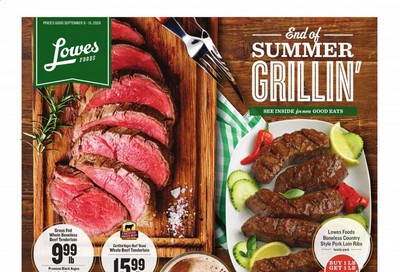 Lowes Foods Weekly Ad September 9 to September 15