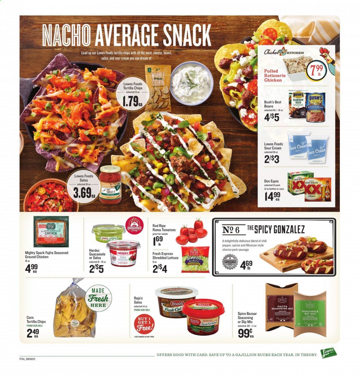 Lowes Foods Weekly Ad September 9 to September 15