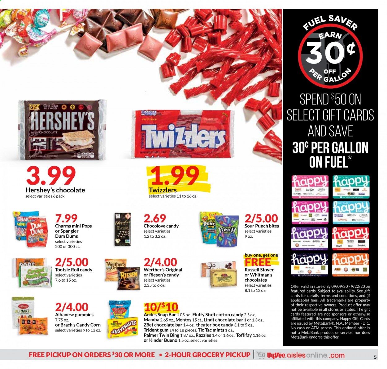 Hy-Vee (IA, IL, KS, MO) Weekly Ad September 9 to September 15