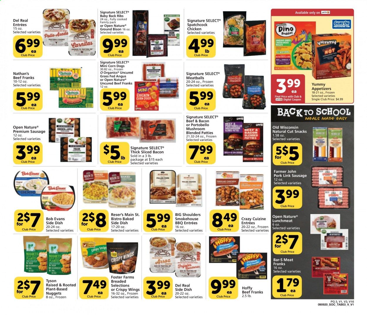 Vons Weekly Ad September 9 to September 29