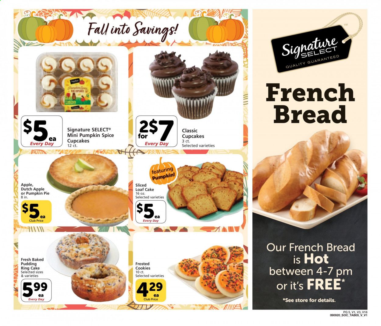 Vons Weekly Ad September 9 to September 29