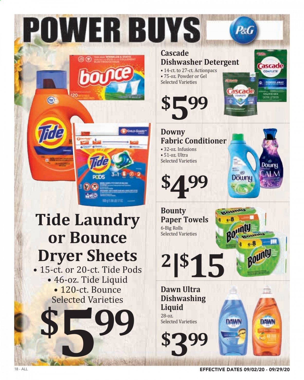Rosauers Weekly Ad September 2 to September 29