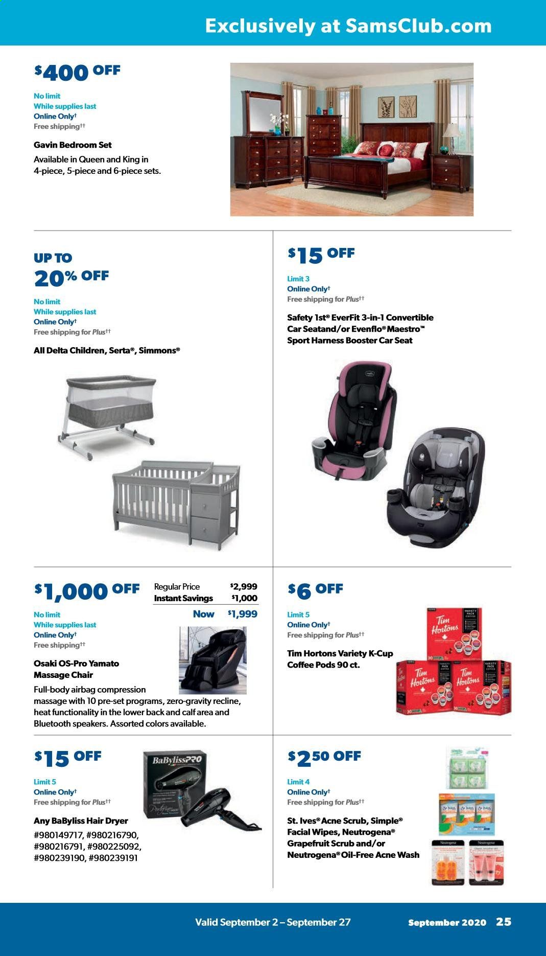 Sam's Club Weekly Ad September 2 to September 27