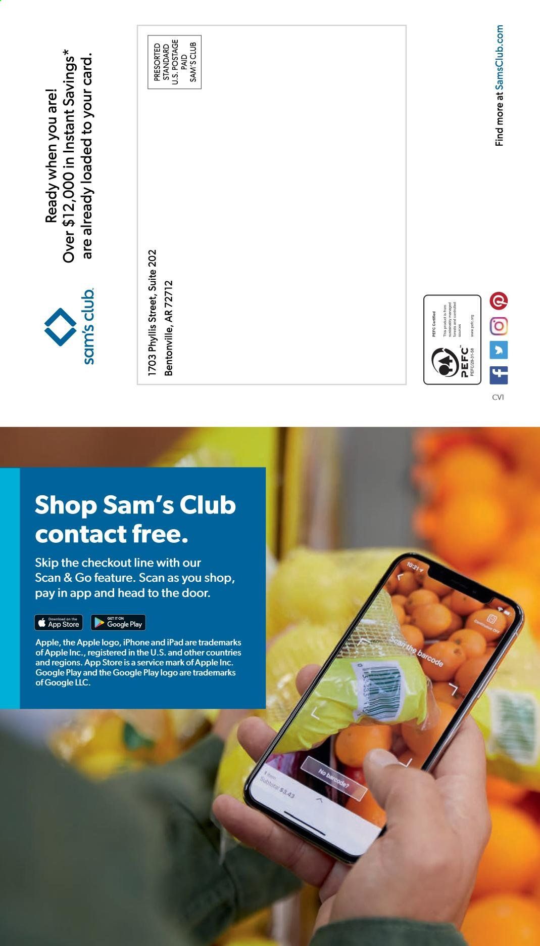 Sam's Club Weekly Ad September 2 to September 27