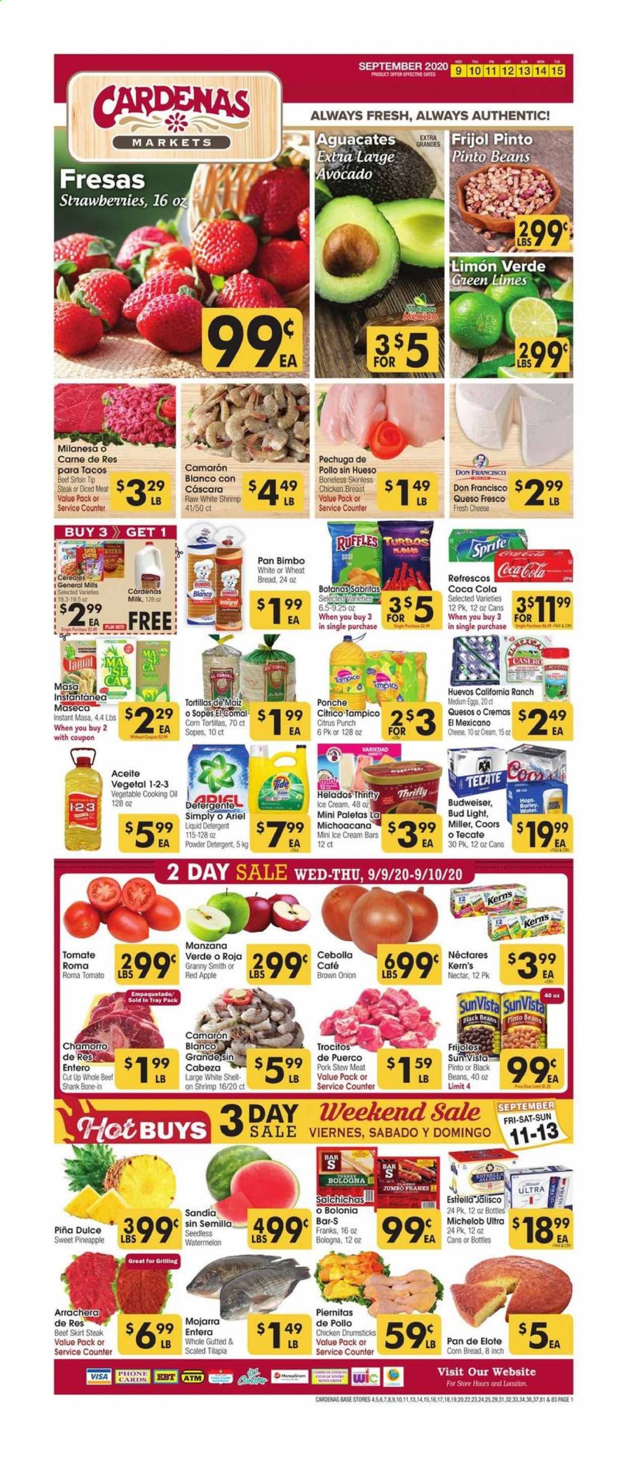 Cardenas Weekly Ad September 9 to September 15