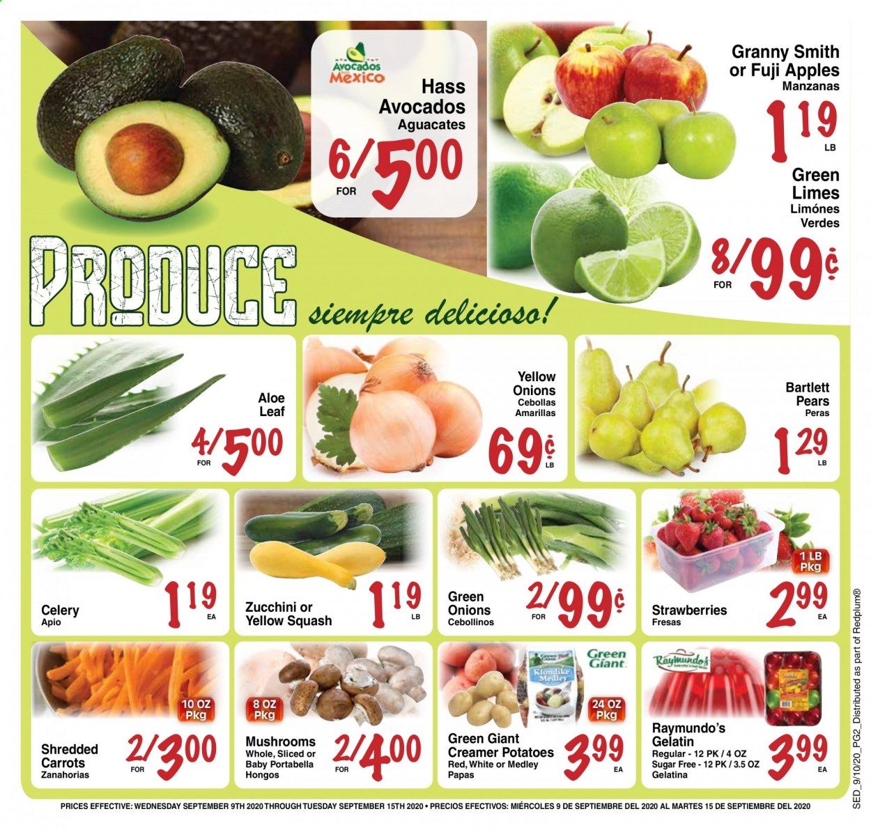 Sedano's Weekly Ad September 9 to September 15