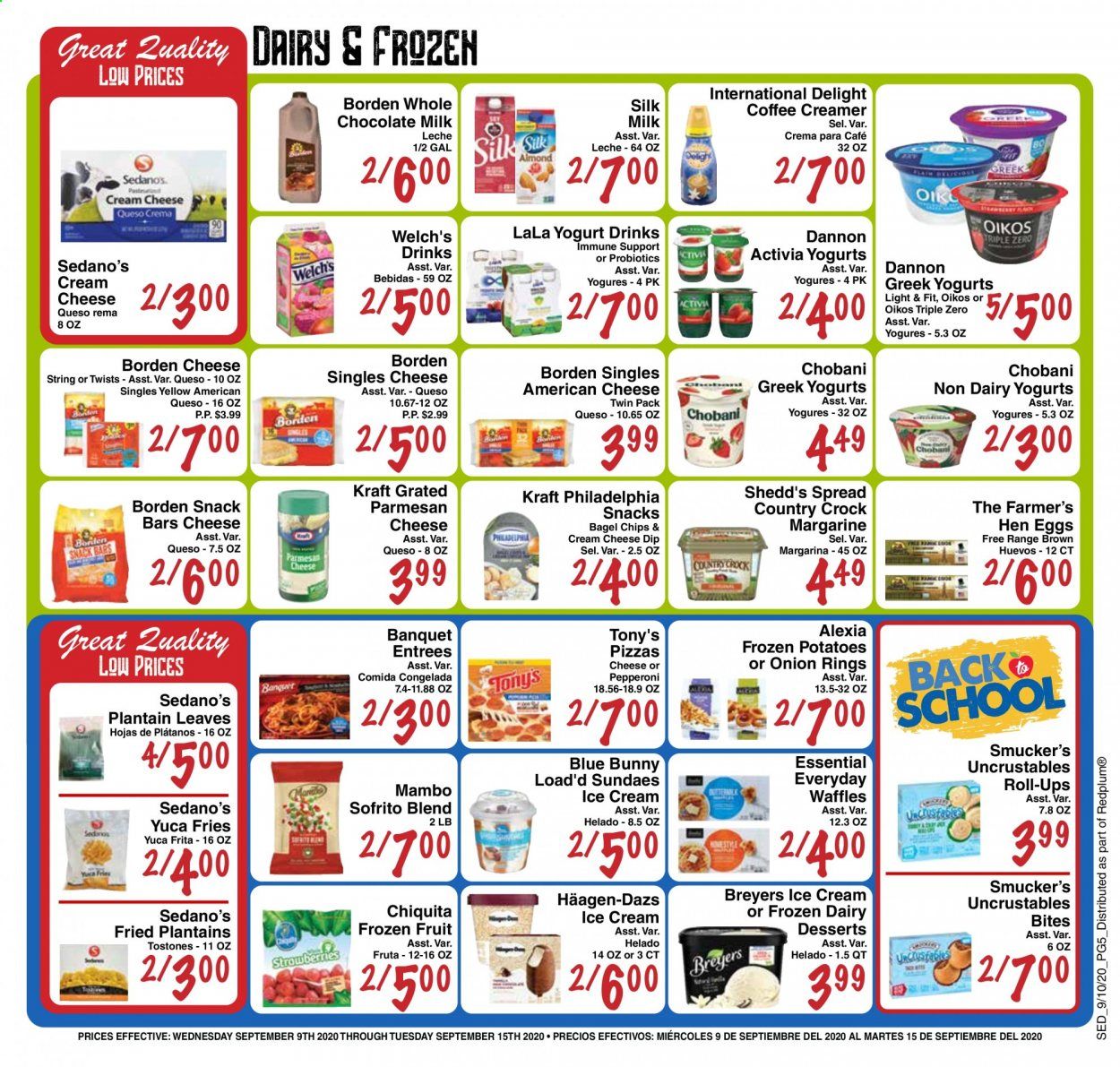 Sedano's Weekly Ad September 9 to September 15