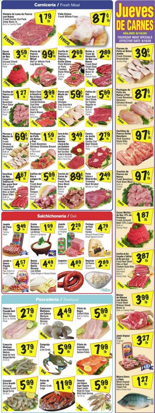 Fiesta Mart Weekly Ad September 9 to September 15