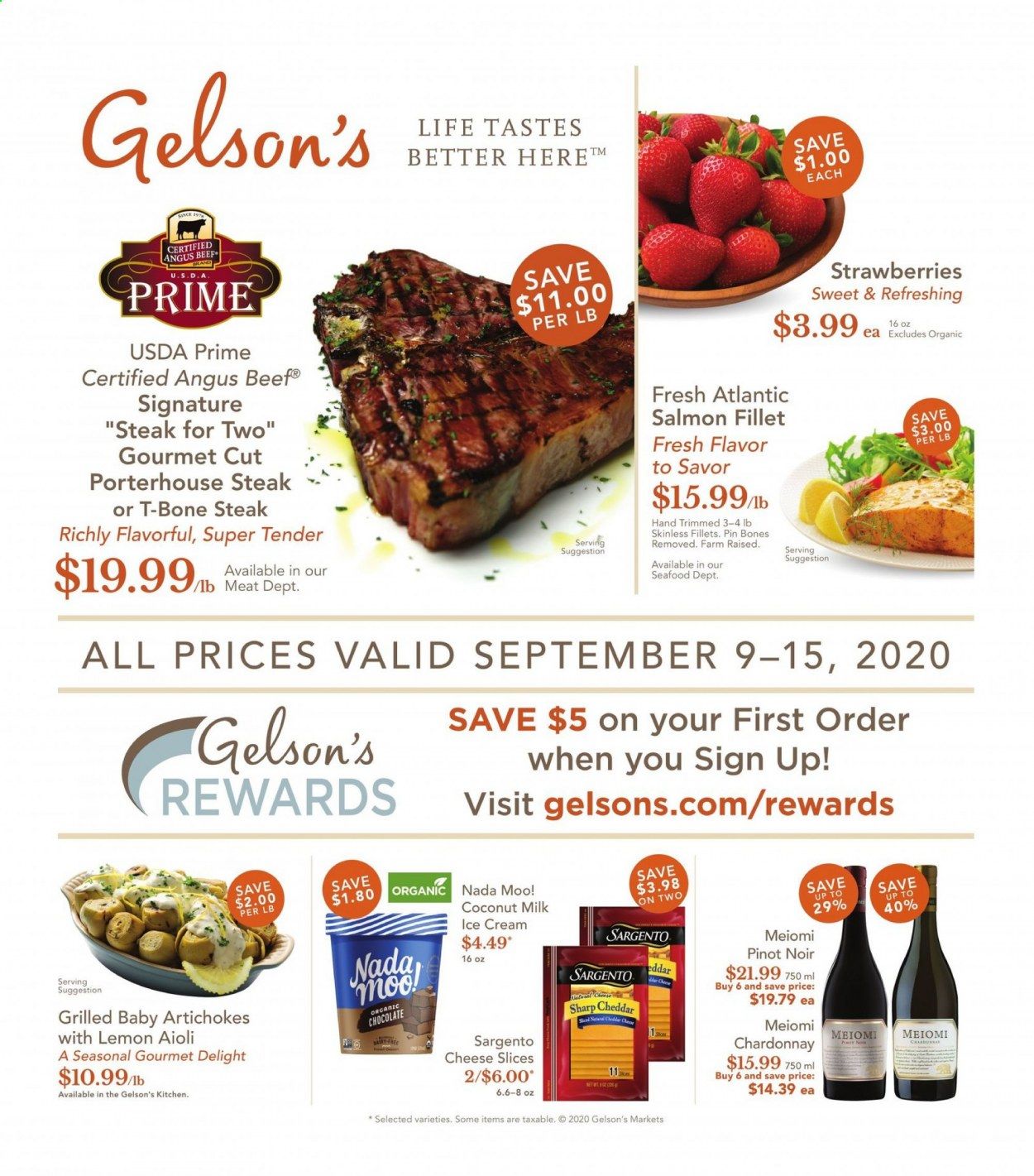 Gelson's Weekly Ad September 9 to September 15