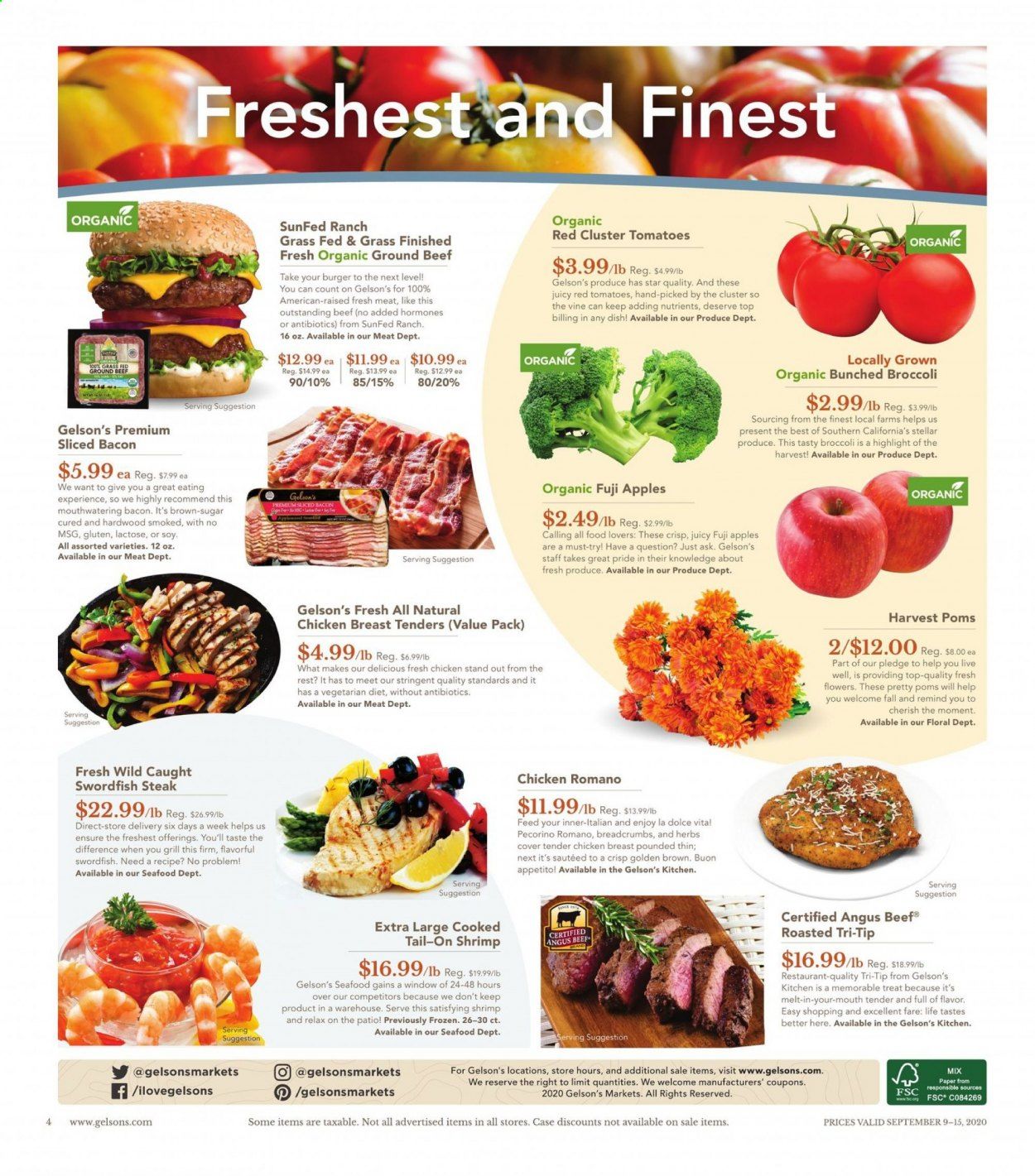 Gelson's Weekly Ad September 9 to September 15
