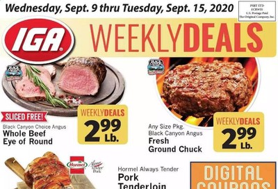 IGA Weekly Ad September 9 to September 15