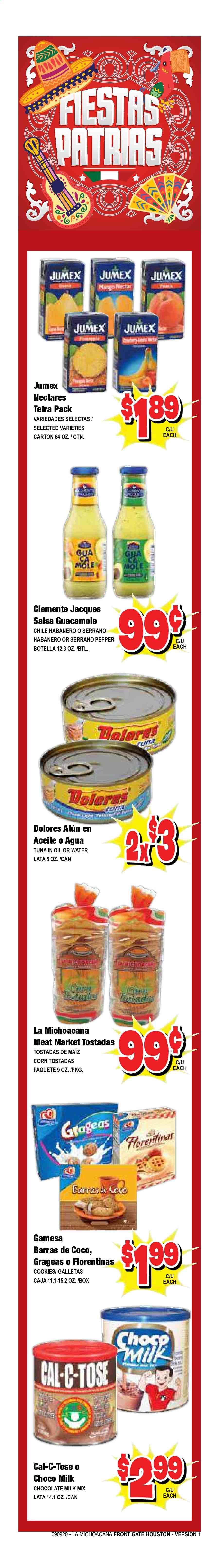 La Michoacana Meat Market Weekly Ad September 9 to September 22