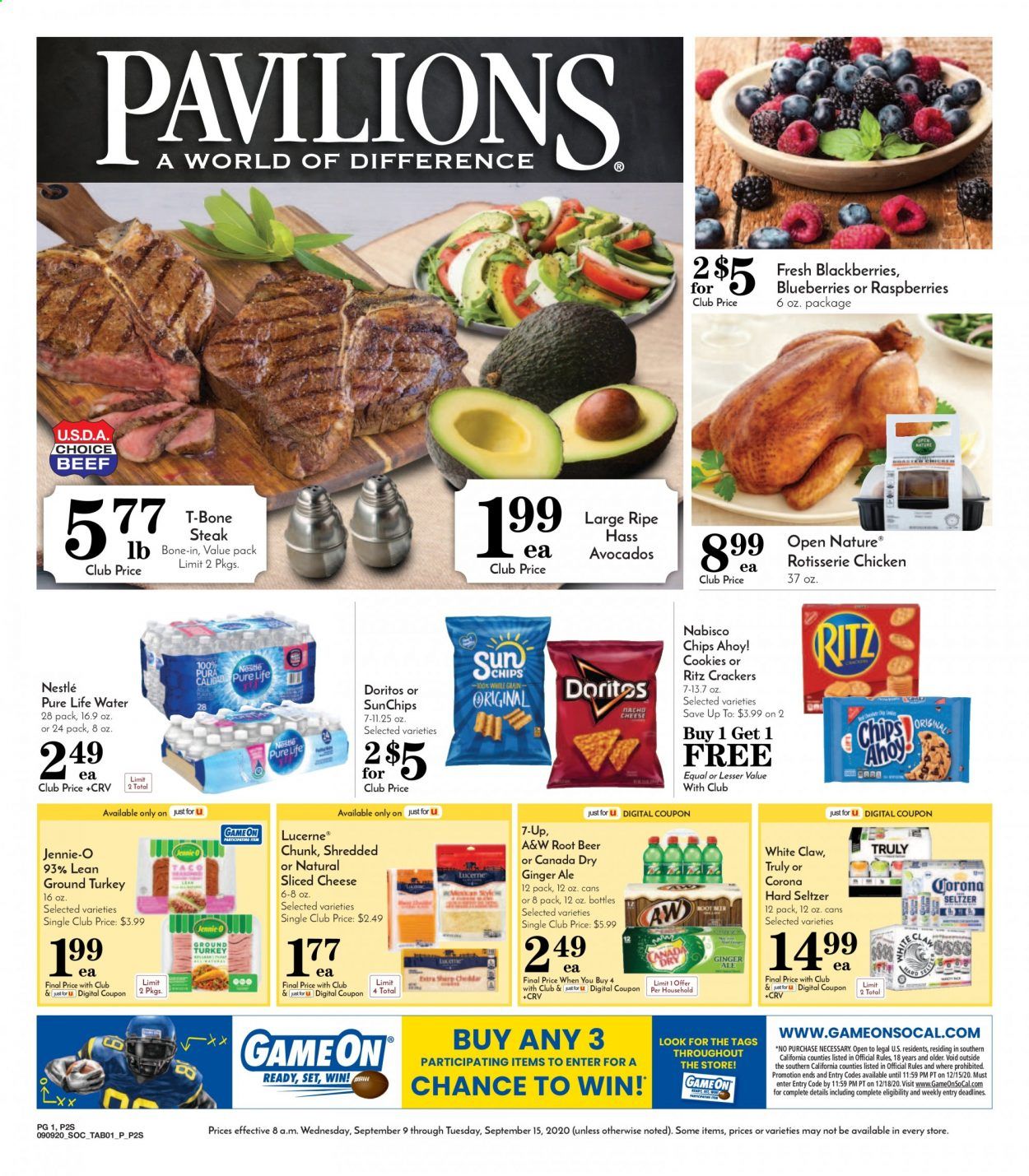 Pavilions Weekly Ad September 9 to September 15