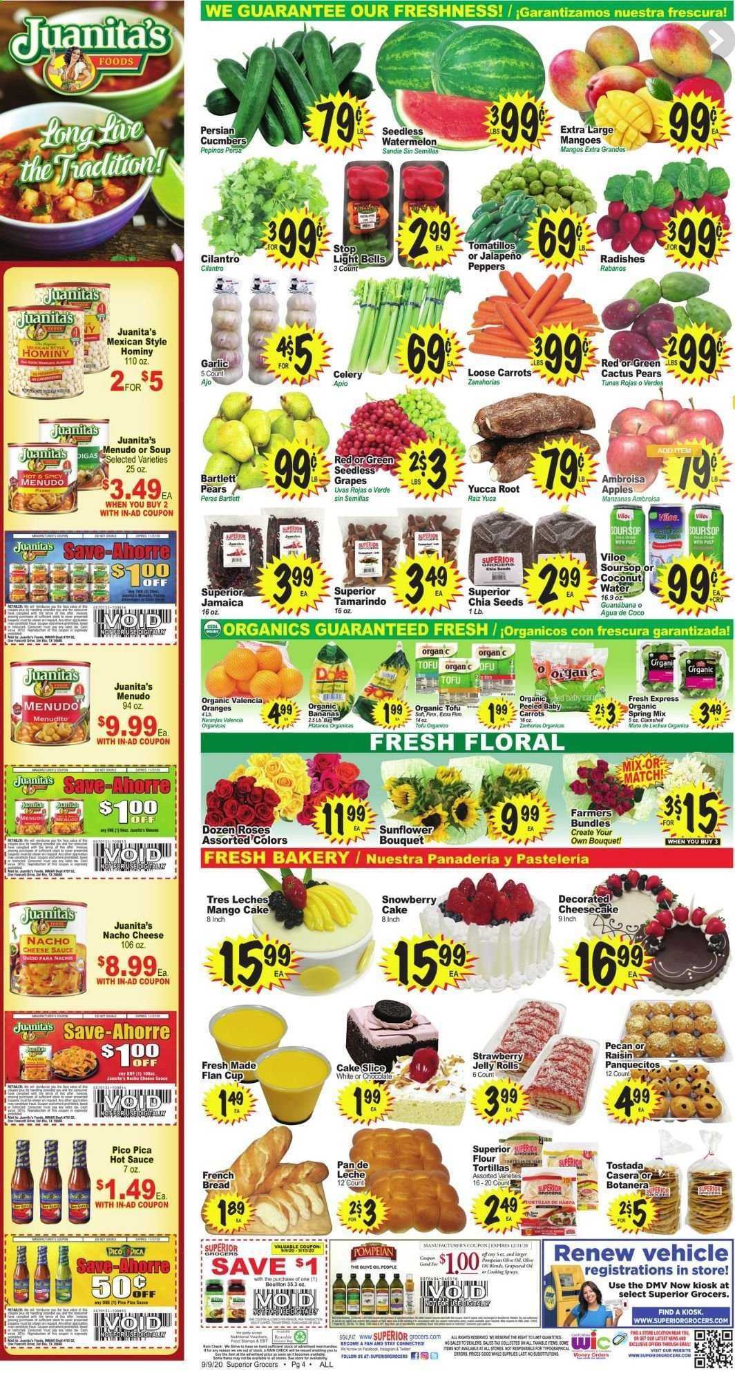 Superior Grocers Weekly Ad September 9 to September 15