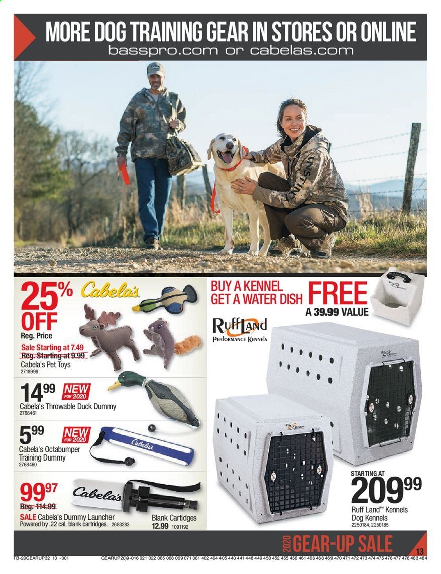 Cabela's Weekly Ad September 10 to September 23
