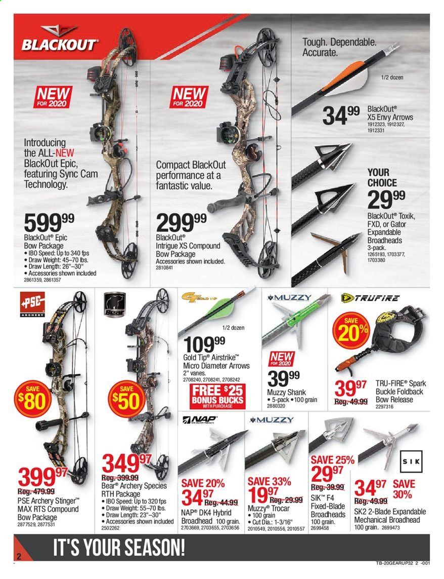 Cabela's Weekly Ad September 10 to September 23