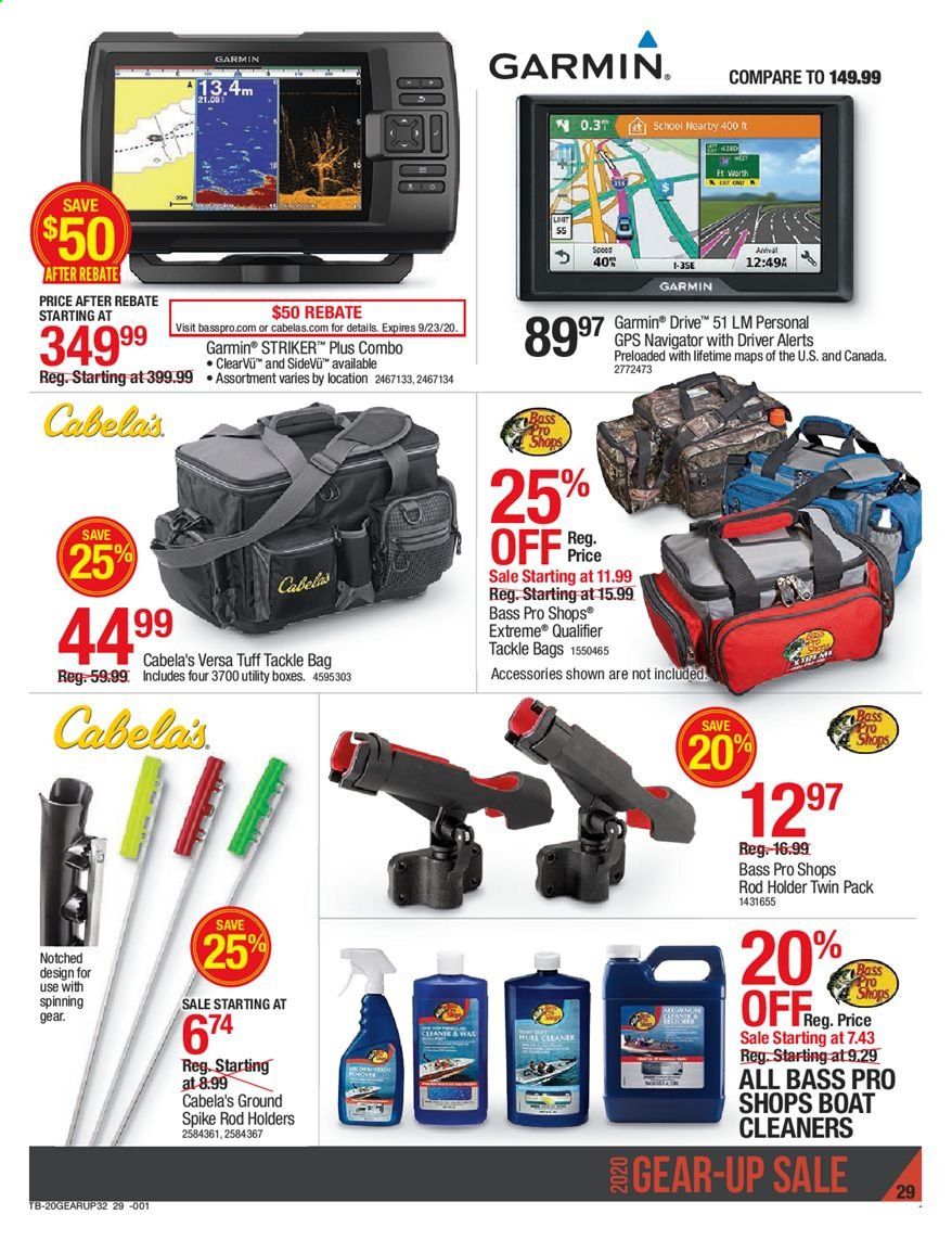 Cabela's Weekly Ad September 10 to September 23