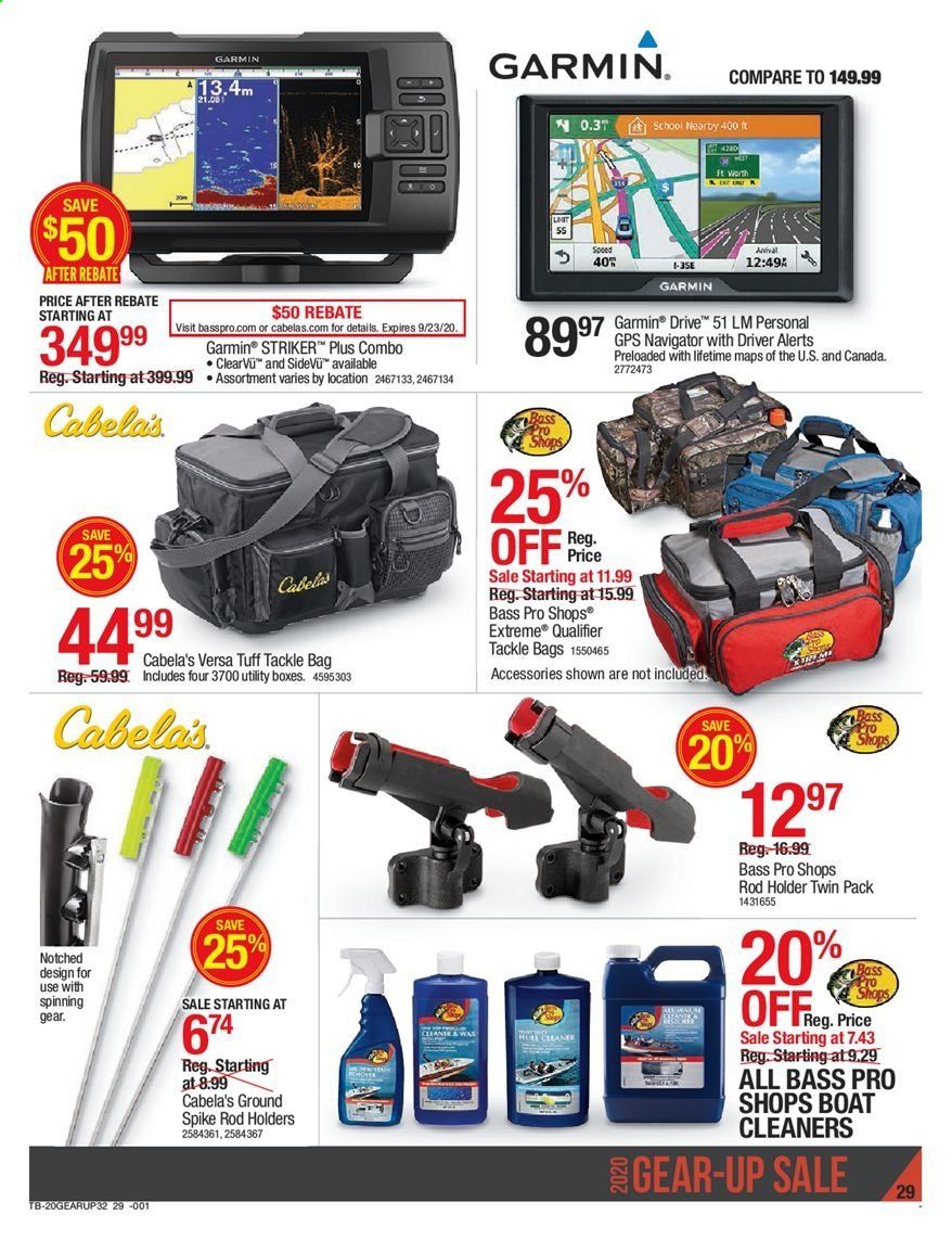 Bass Pro Shops Weekly Ad September 10 to September 23