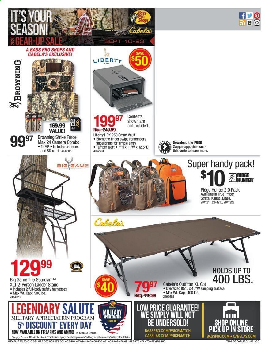 Bass Pro Shops Weekly Ad September 10 to September 23