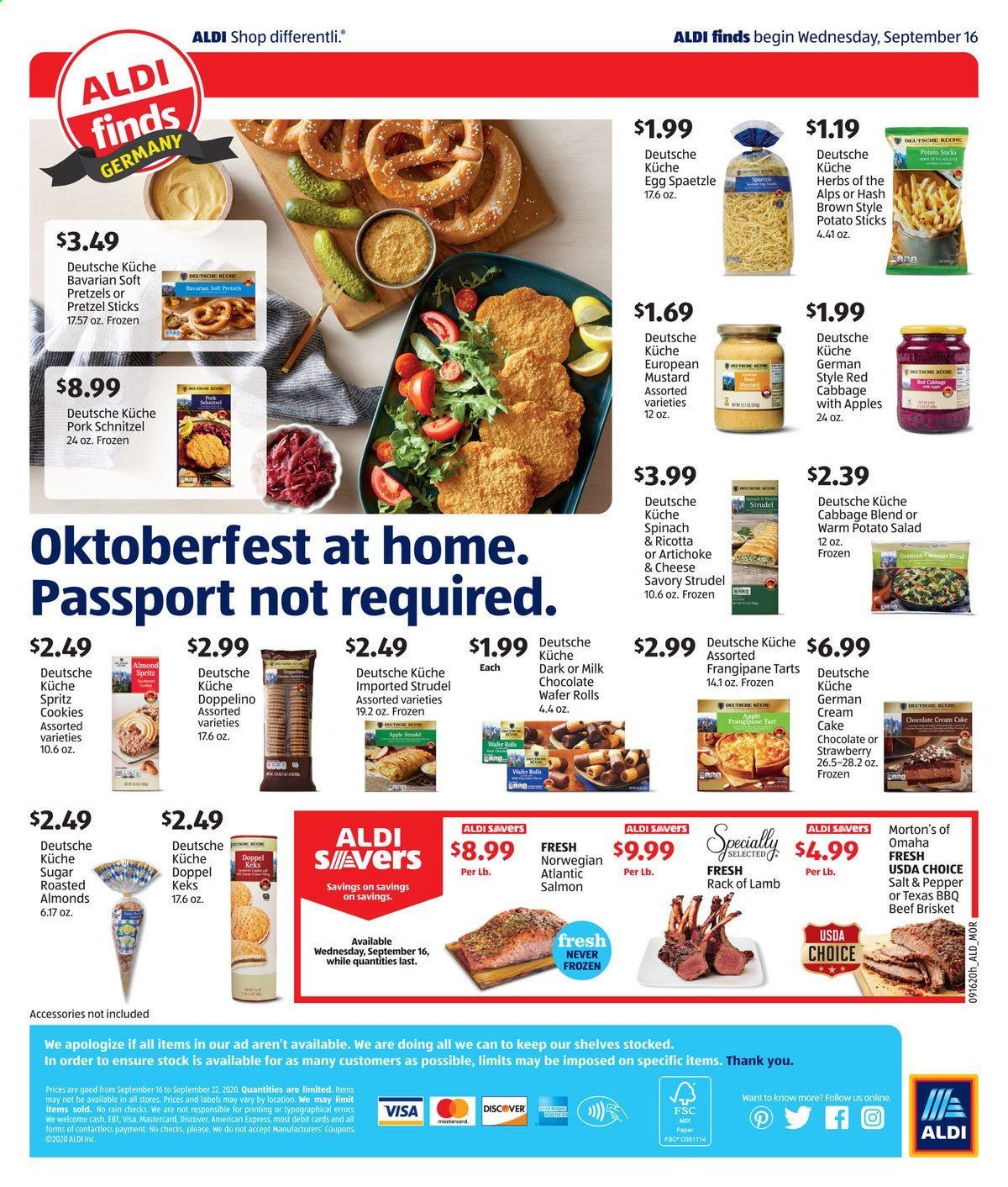 ALDI (CA) Weekly Ad September 16 to September 22
