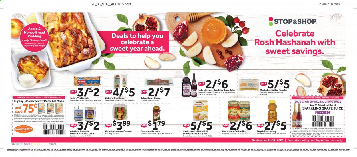 Stop & Shop (RI) Weekly Ad September 11 to September 17