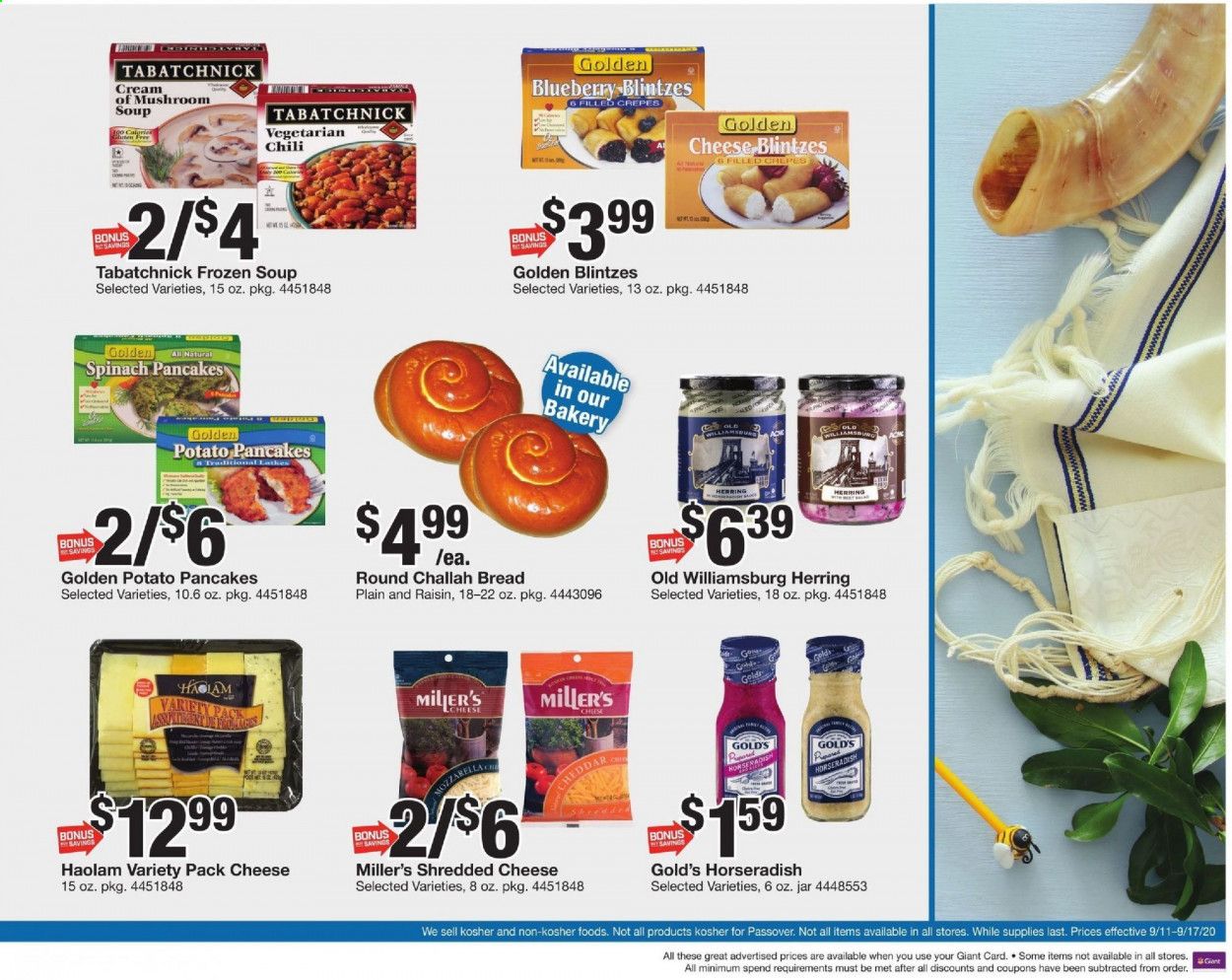 Giant Food Weekly Ad September 11 to September 17