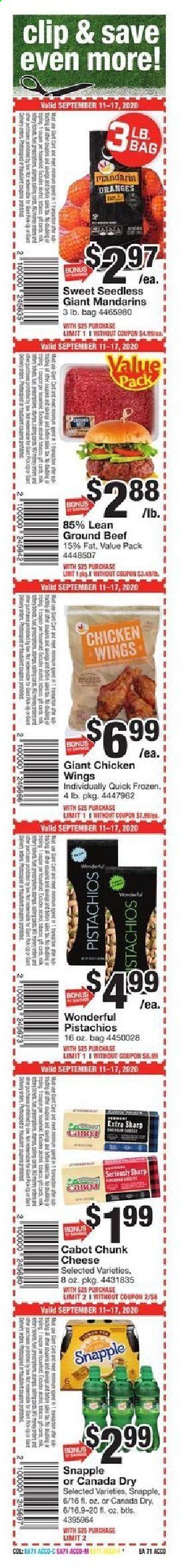 Giant Food Weekly Ad September 11 to September 17