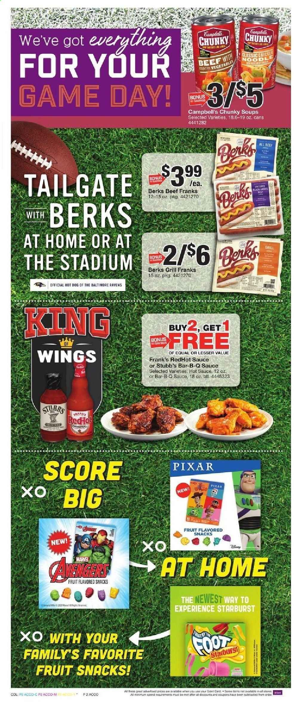 Giant Food Weekly Ad September 11 to September 17