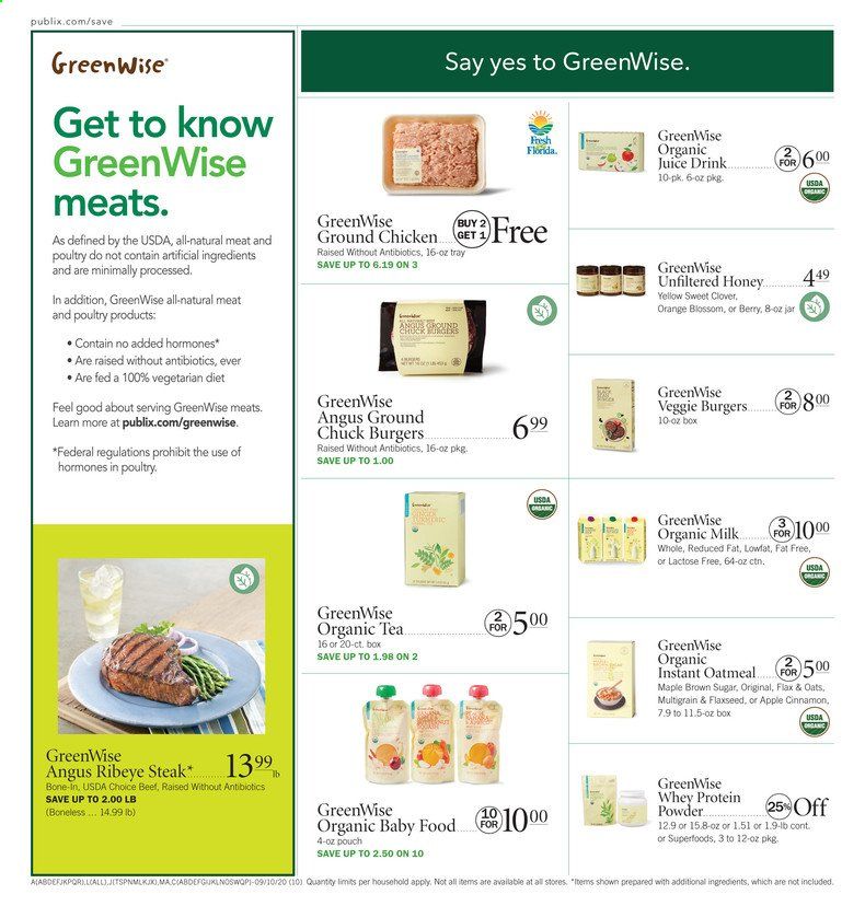 Publix Weekly Ad September 10 to September 16