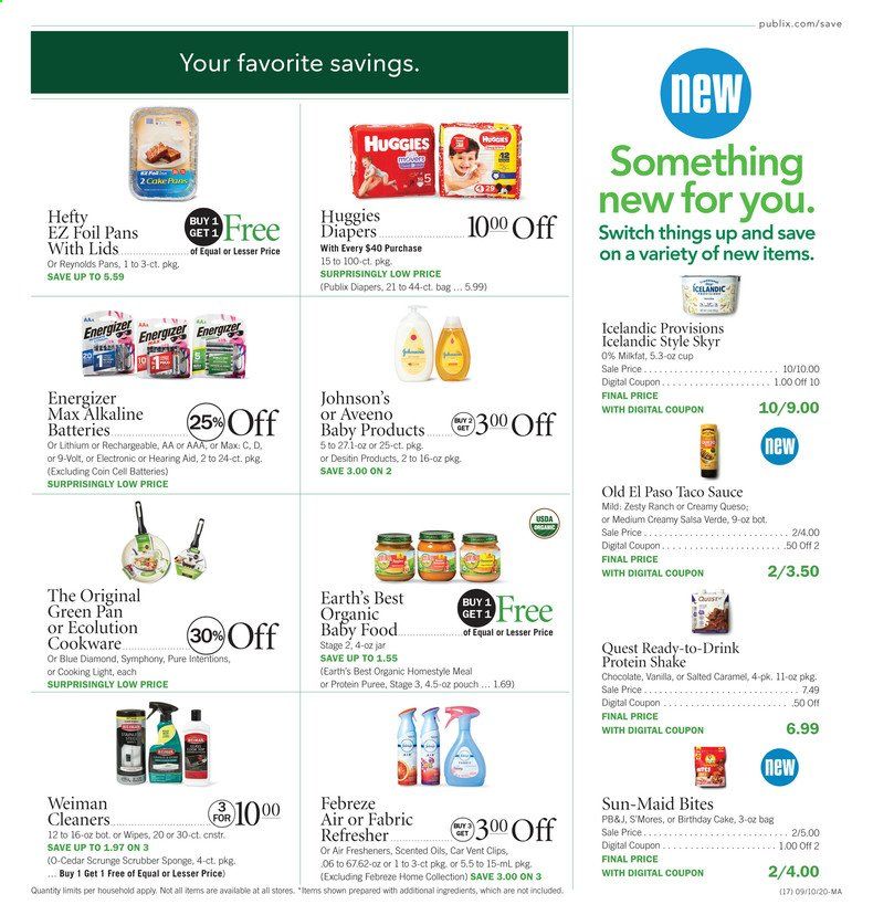 Publix Weekly Ad September 10 to September 16