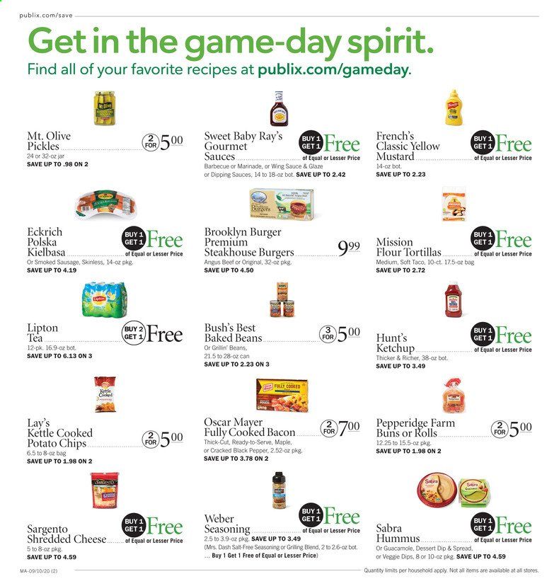 Publix Weekly Ad September 10 to September 16