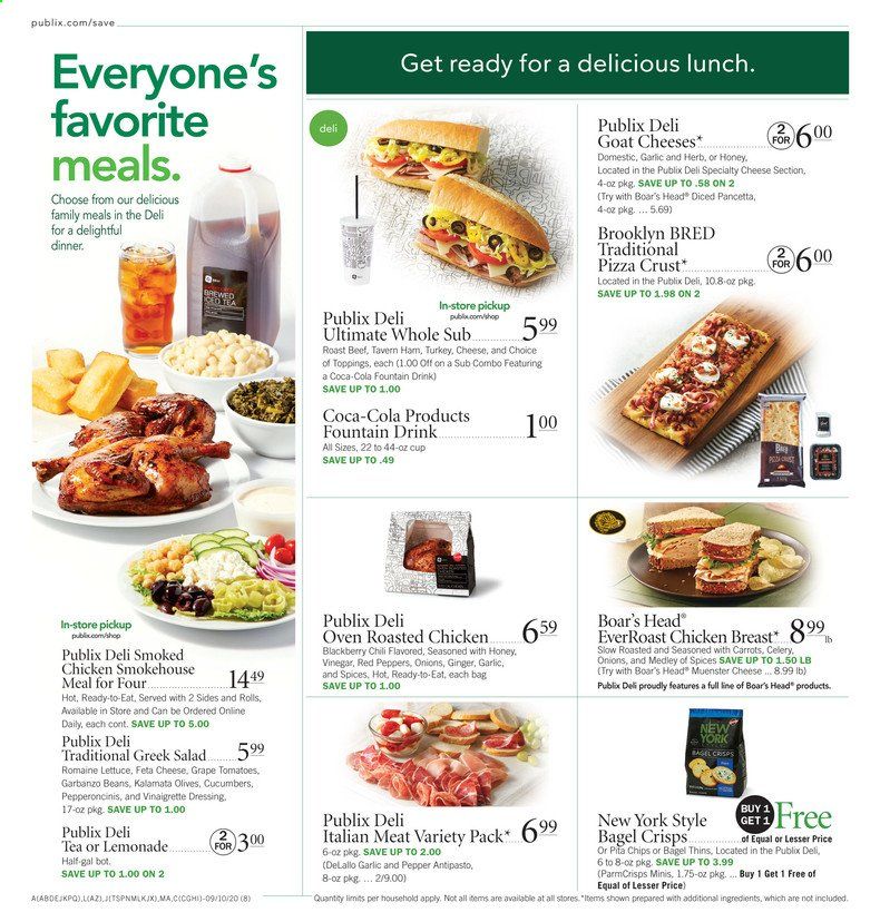 Publix Weekly Ad September 10 to September 16