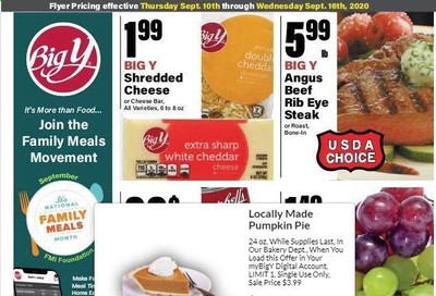 Big Y (CT) Weekly Ad September 10 to September 16