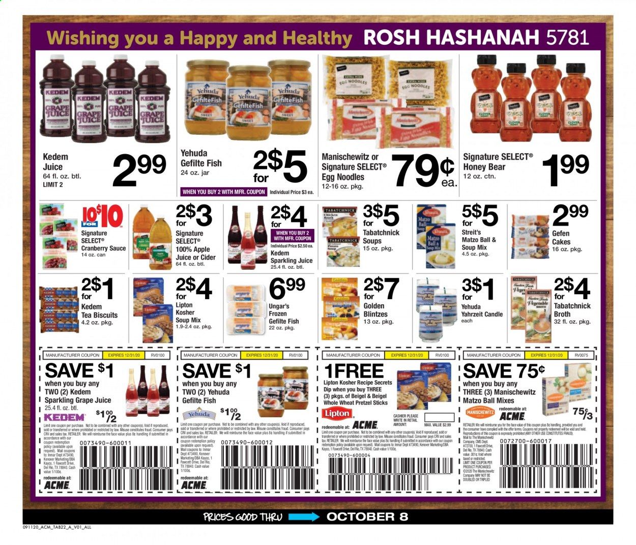 ACME Weekly Ad September 11 to October 8