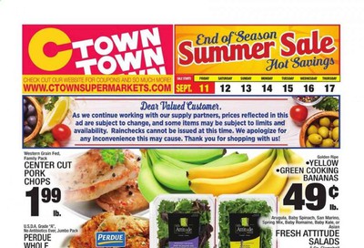 C-Town Weekly Ad September 11 to September 17