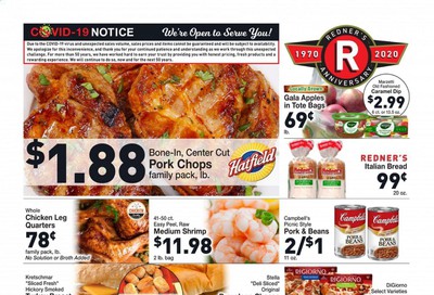 Redner's Markets Weekly Ad September 10 to September 16
