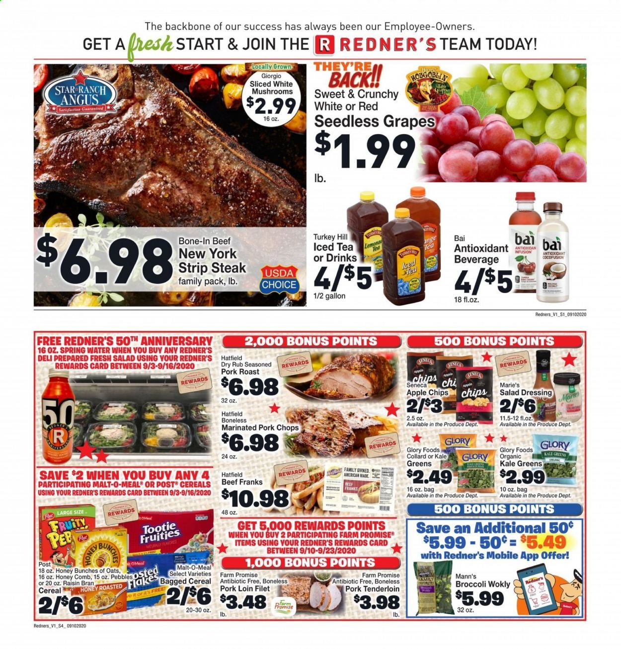 Redner's Markets Weekly Ad September 10 to September 16