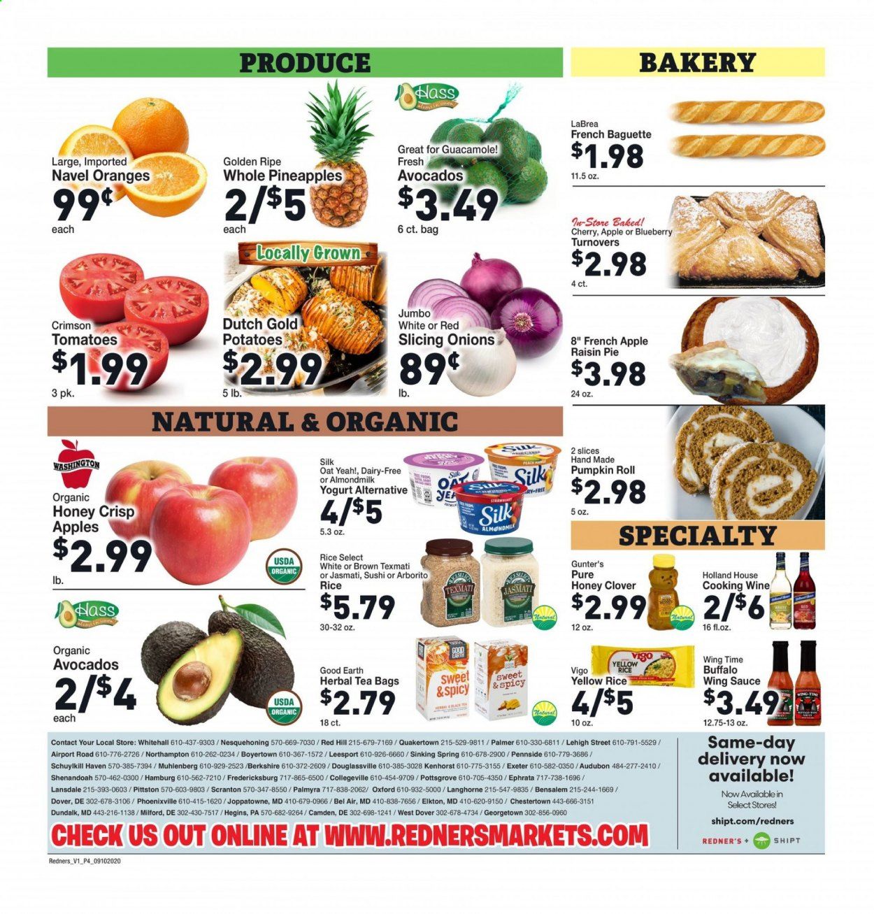 Redner's Markets Weekly Ad September 10 to September 16
