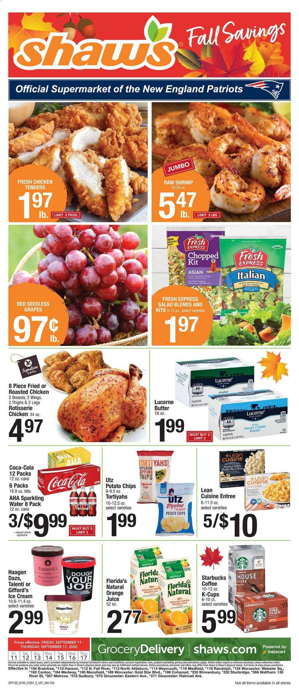 Shaw’s Weekly Ad September 11 to September 17