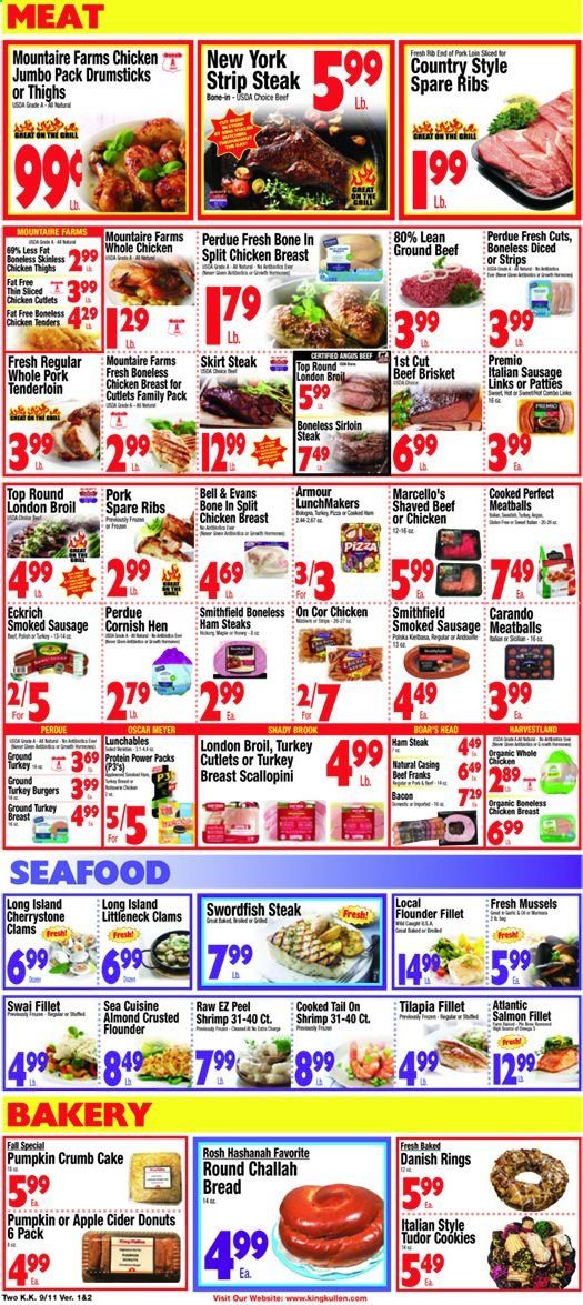 King Kullen Weekly Ad September 11 to September 17