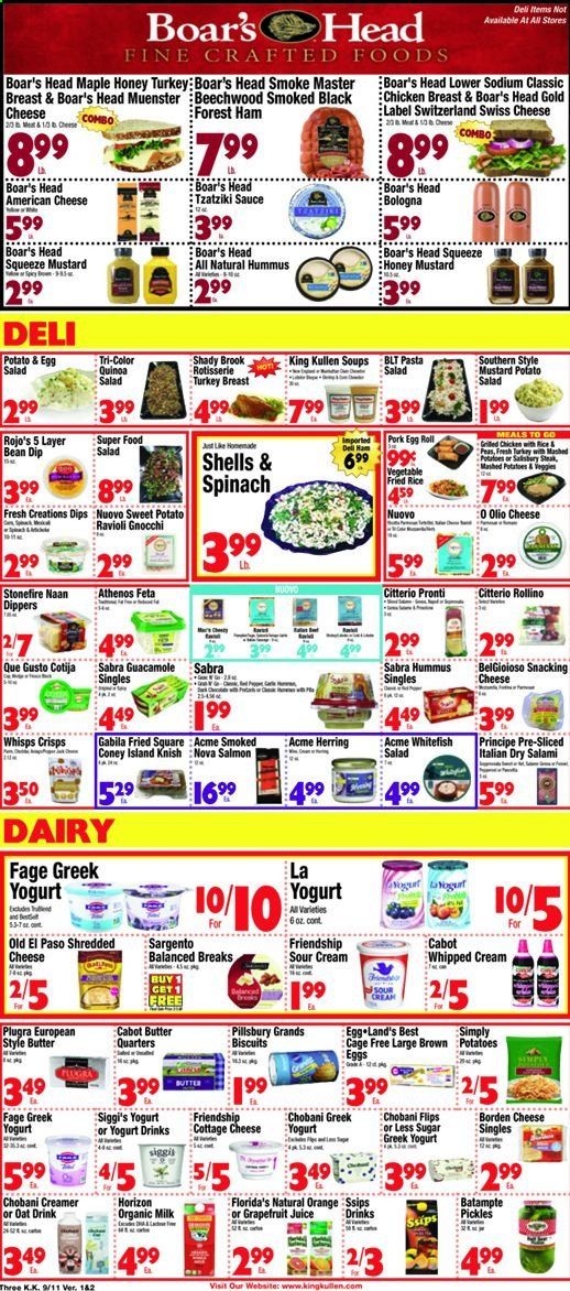 King Kullen Weekly Ad September 11 to September 17