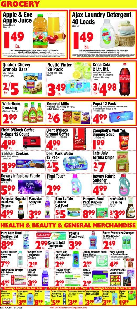 King Kullen Weekly Ad September 11 to September 17